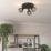 Eglo Sonnino Round 3-Light Spotlight Black