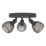 Eglo Sonnino Round 3-Light Spotlight Black