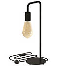 Calex  LED Table Lamp with Gold ST64 Bulb Black 3.8W 250lm
