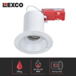 Lexco  Fixed  Fire Rated Trimless Downlight Without Bezel