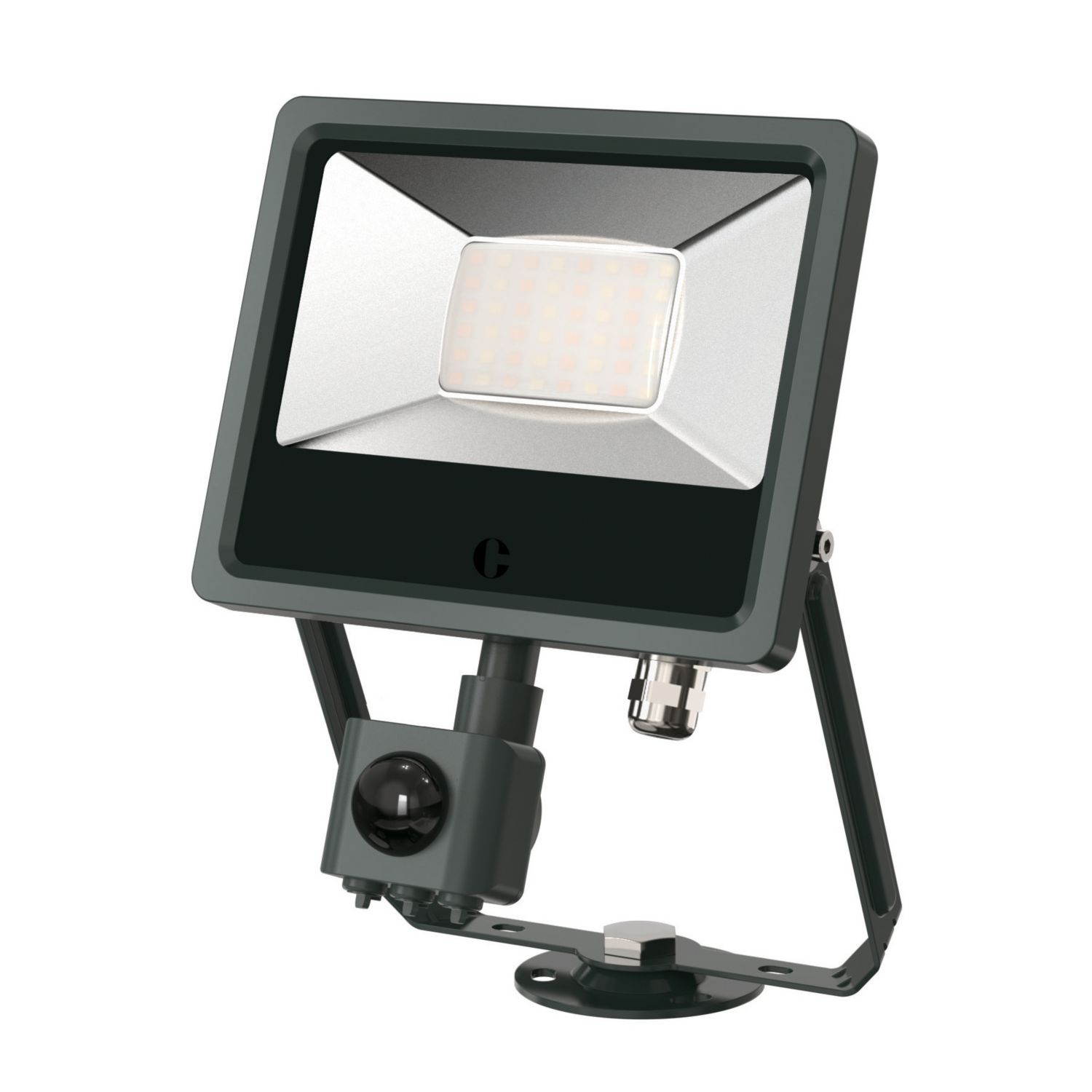 Collingwood Indoor & Outdoor LED Residential Floodlight With PIR Sensor Anthracite 20W 2200 / 2400 / 2400lm (177RW)