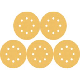 Bosch Expert C470  120 Grit 8-Hole Punched Multi-Material Sanding Discs 125mm 5 Pack