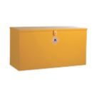 Barton  Flammable Liquid Flat Top Storage Bin Yellow 1168mm x 457mm x 609mm