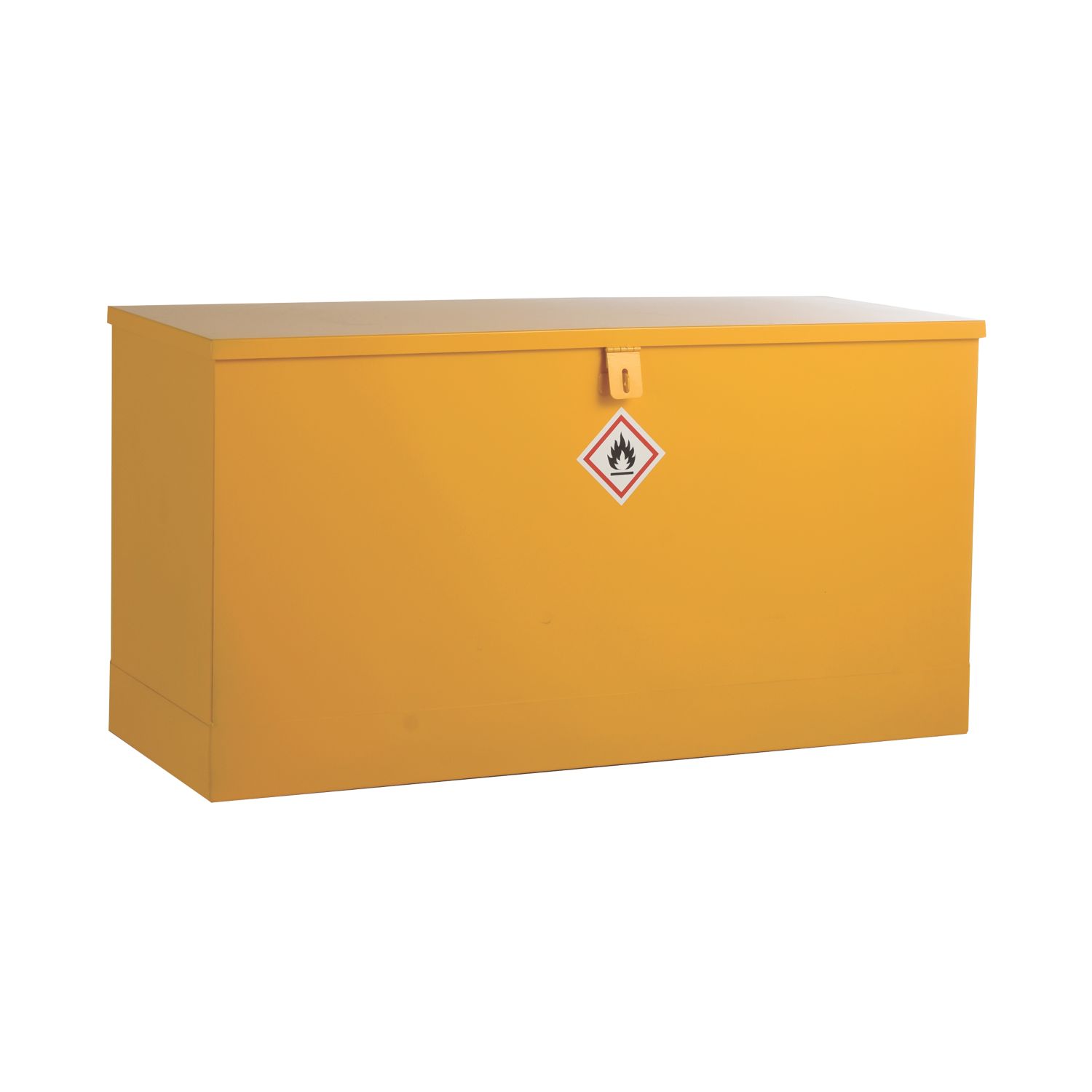 Barton Flammable Liquid Flat Top Storage Bin Yellow 1168mm x 457mm x 609mm (177VV)