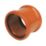 FloPlast Push-Fit Double Socket Underground Pipe Coupling 110mm