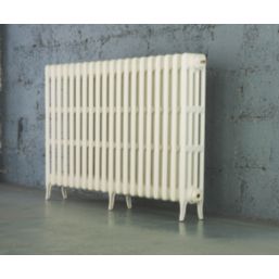 Arroll 760mm x 1234mm 6203BTU White Cast Iron 4 Column Radiator