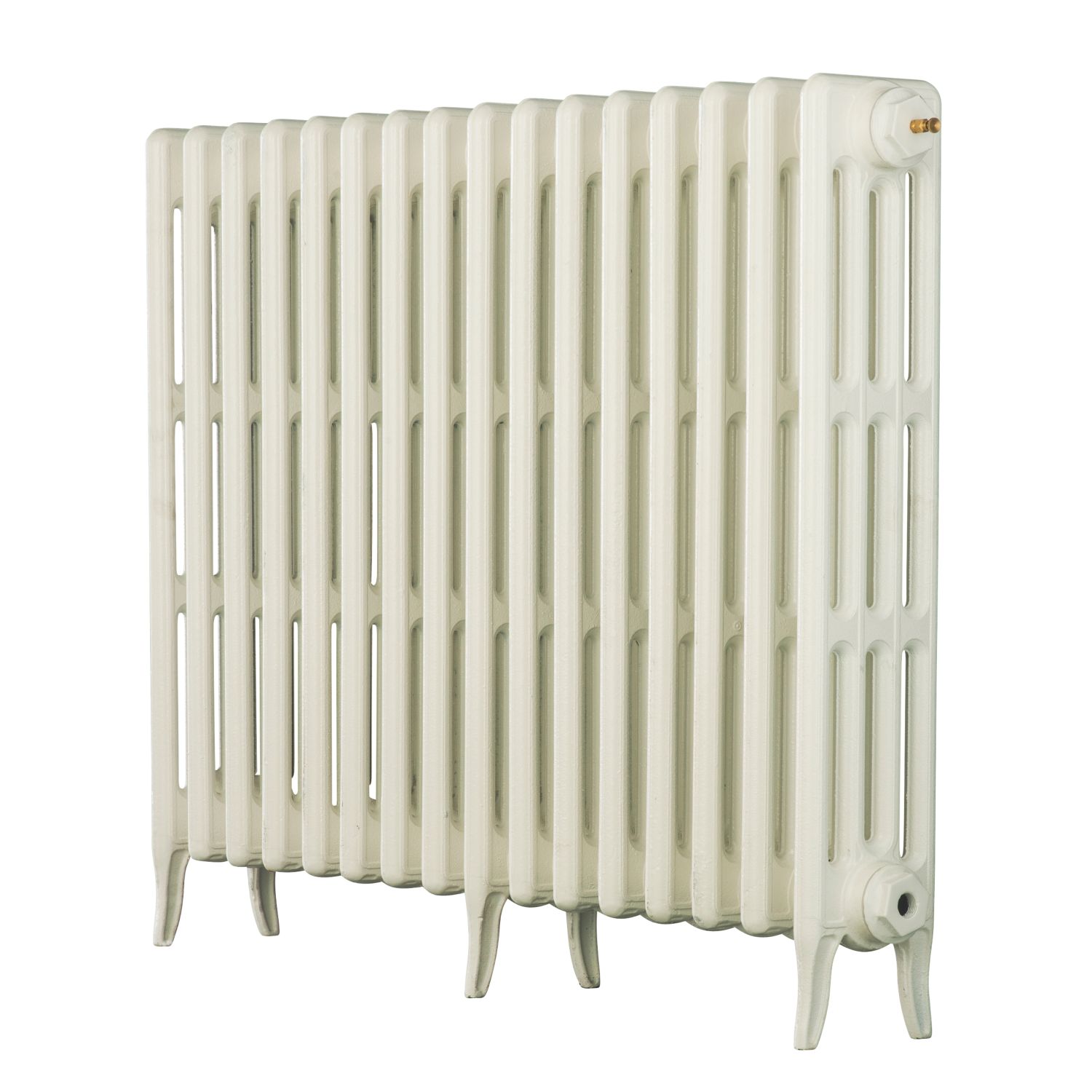 Arroll 760mm x 1234mm 6203BTU White Cast Iron 4 Column Radiator (1782F)