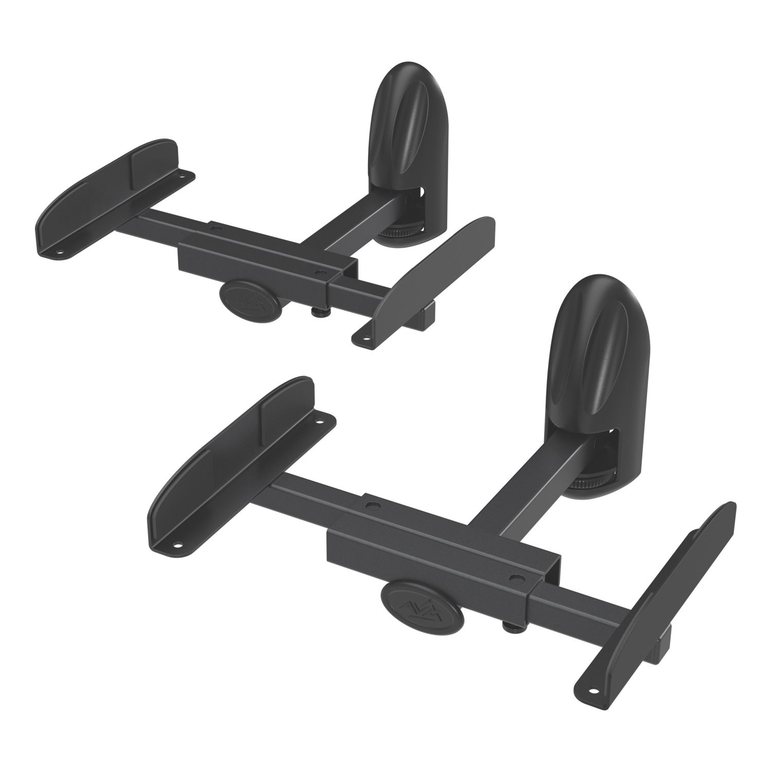 AVF Universal Side-Clamping Speaker Brackets Large Black (1783V)