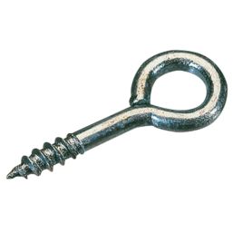 Loop Screws Screw Eye Bails Eye Hook Bails Silver screw eyes Small bails  Assorted Sizes metal screw eye bails