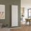 Azur Horizon 1800mm x 565mm 4214BTU White Vertical Aluminium Radiator