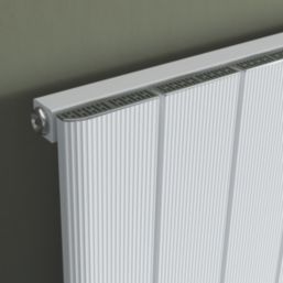 Azur Horizon 1800mm x 565mm 4214BTU White Vertical Aluminium Radiator