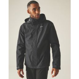 Regatta Matt II Waterproof & Breathable Jacket Ash / Black Small Size 42" Chest