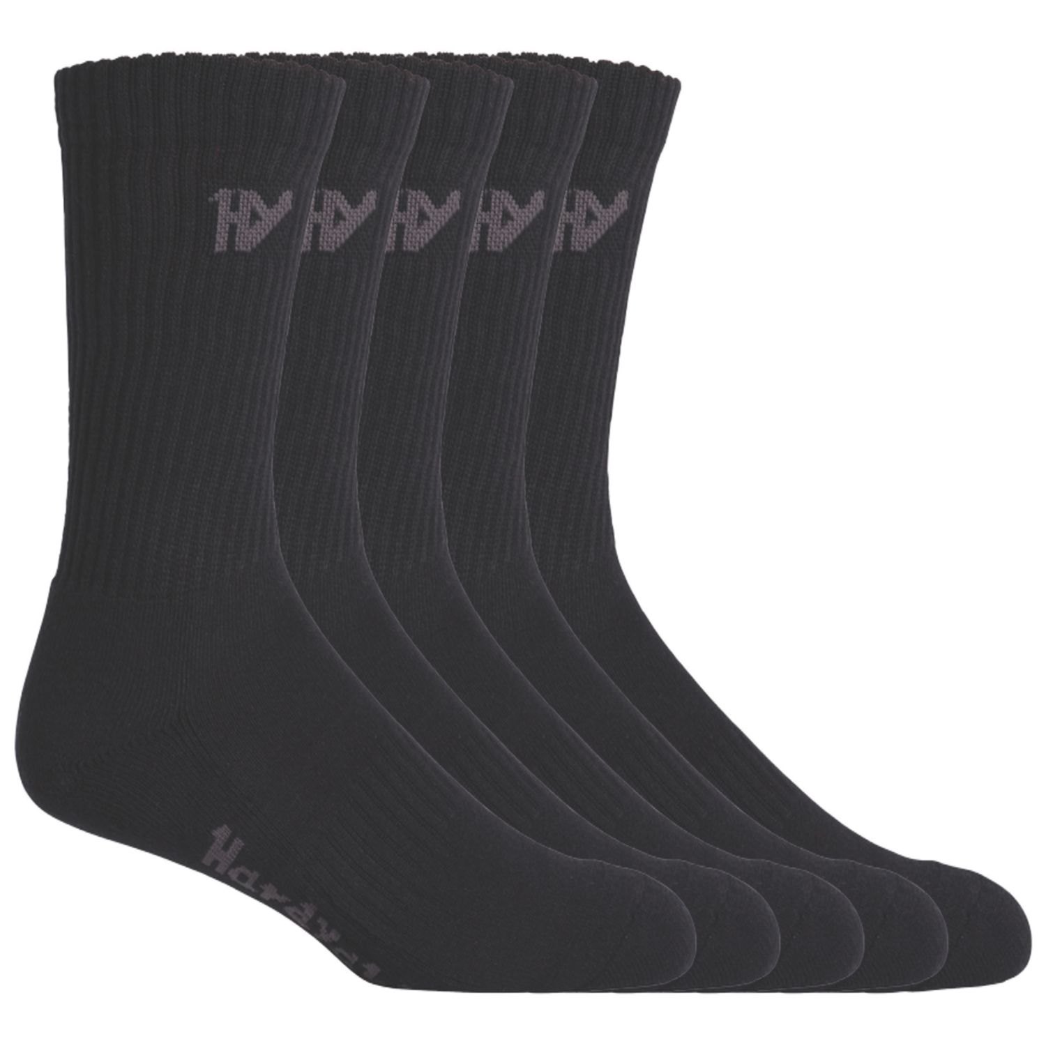 Hard Yakka Socks Black 6-11 5 Pack (178CM)