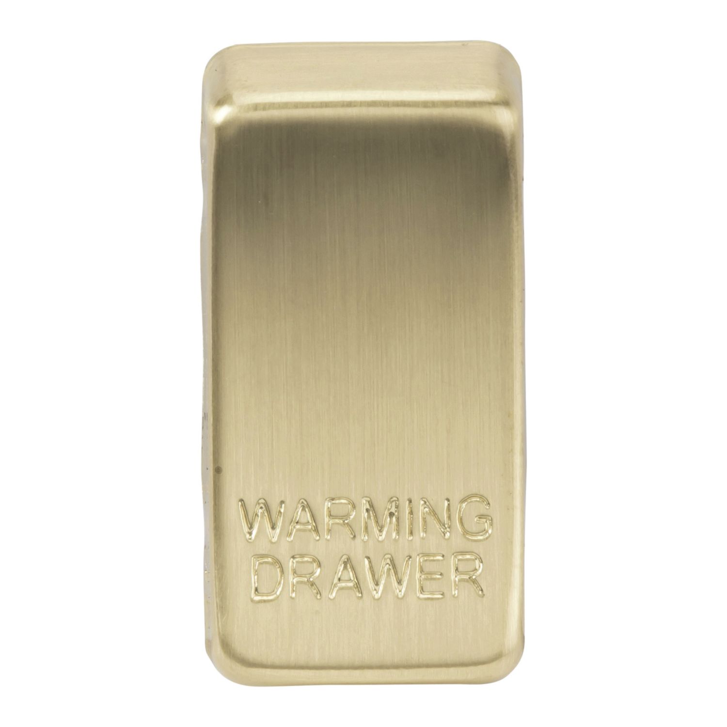 Knightsbridge 'WARMING DRAWER' Switch Cover Brushed Brass (178CT)