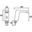 Bristan  Chrome-Plated  140mm Sensor Mono Basin Pillar Tap