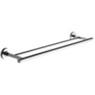 Medius Double Towel Rail Chrome 600mm x 125mm x 54mm