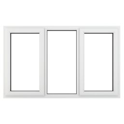 Crystal  Left & Right-Hand Opening Clear Triple-Glazed Casement White uPVC Window 1770mm x 1115mm