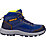 CAT Elmore Mid    Safety Trainer Boots Navy Size 11