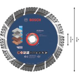 Bosch Expert Masonry Diamond Cutting Disc 230mm x 22.33mm