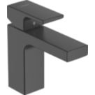 Hansgrohe Vernis Shape 100 Matt Black 148mm Cloakroom Lever Mono Basin Mixer Tap