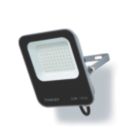Stanley  Outdoor LED Slimline Floodlight Black 50W 5500lm