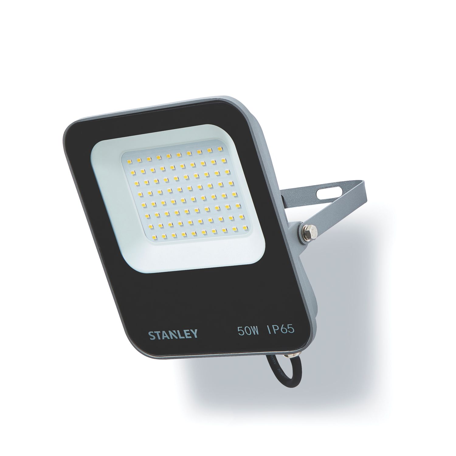 Stanley Outdoor LED Slimline Floodlight Black 50W 5500lm (178VH)