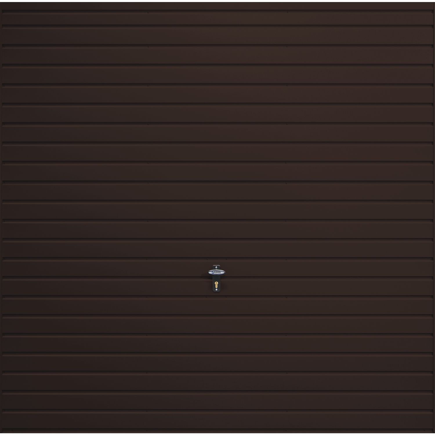 Gliderol Horizontal 7' x 7' Non-Insulated Framed Steel Up & Over Garage Door Brown (178VP)
