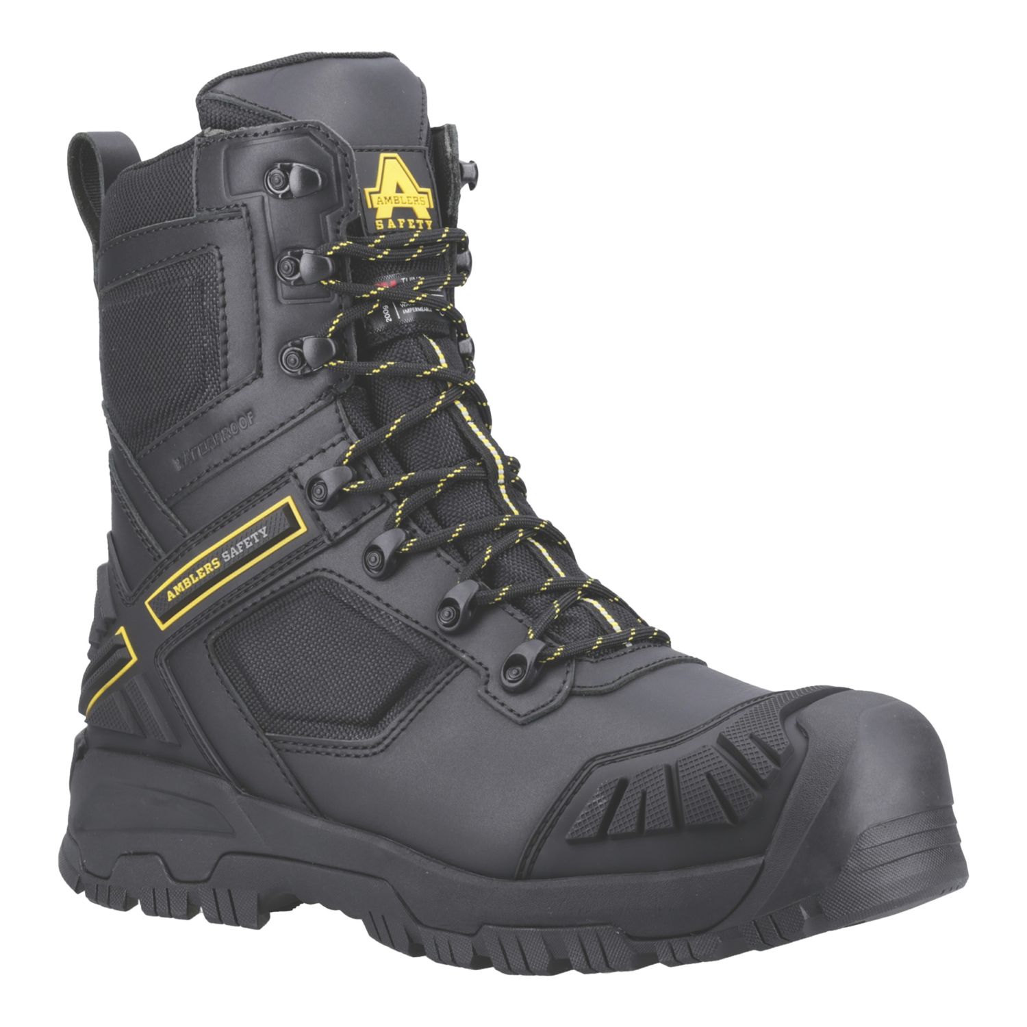 Amblers AS963C Dynamite Size 10.5 Black Waterproof Safety Boots (178XP)