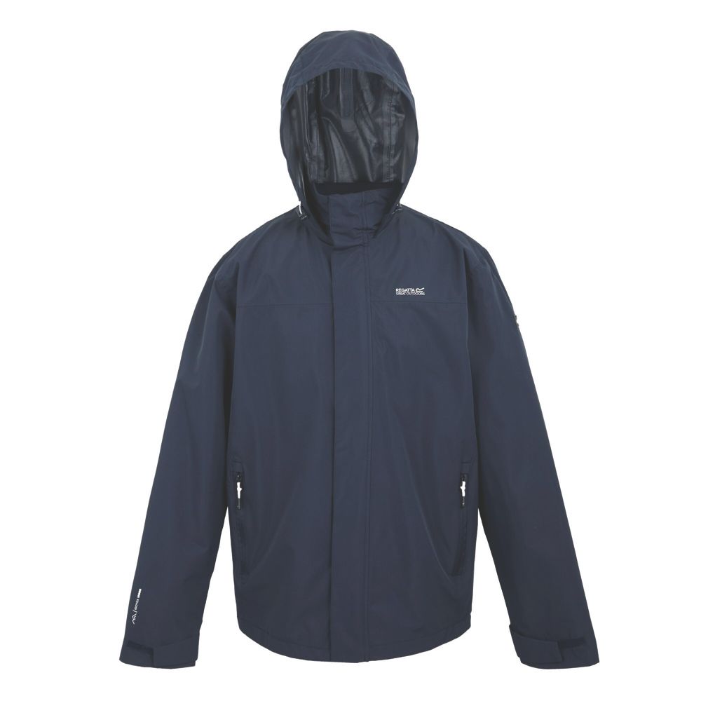 Regatta Matt II 100% Waterproof Jacket Navy Medium Size 40