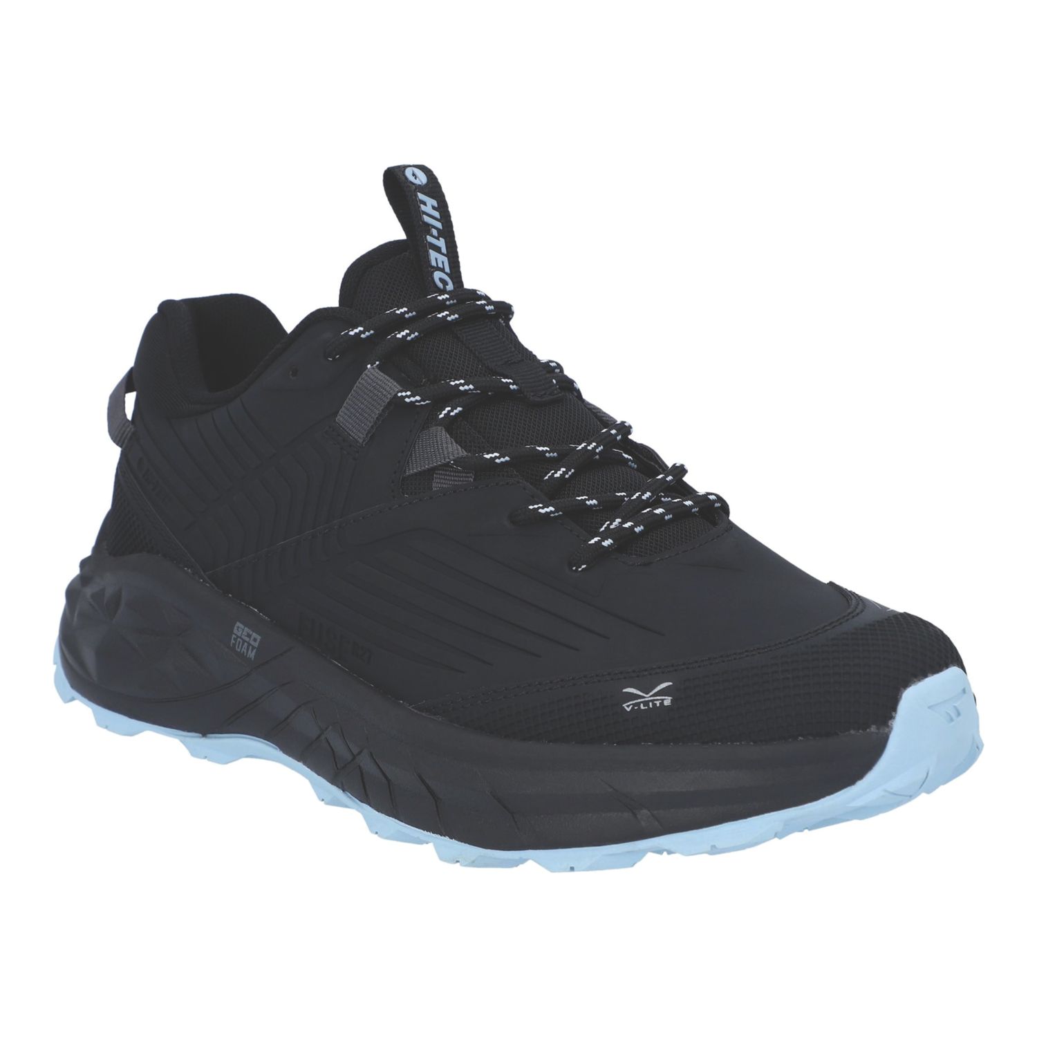 Hi-Tec Fuse Trek Hiking Size 6 Womens Black Waterproof Non Safety Trainers (178YG)