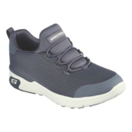 Skechers Marsing - Waiola SR Size 7 Womens Charcoal  Slip-On Occupational Trainers