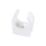 FloPlast  Waste Pipe Clips White 21.5mm 10 Pack