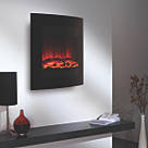 Focal Point Ebony Black Remote Control Wall-Mounted Electric Fire 548 x 645mm