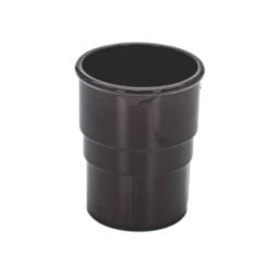 FloPlast  Round Downpipe Socket Black 68mm