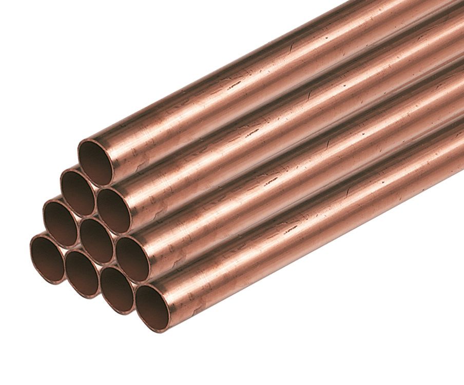 Wednesbury Copper Pipe 15mm x 3m 10 Pack - Screwfix