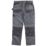 Site Jackal Work Trousers Grey / Black 40" W 30" L