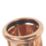 Flomasta  Copper Press-Fit Equal M-Profile Slip Couplers 22mm 2 Pack