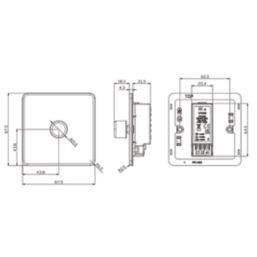 Knightsbridge SF2191MAB 1-Gang 2-Way LED Dimmer  Matt Black