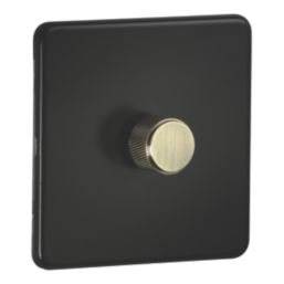 Knightsbridge SF2191MAB 1-Gang 2-Way LED Dimmer  Matt Black
