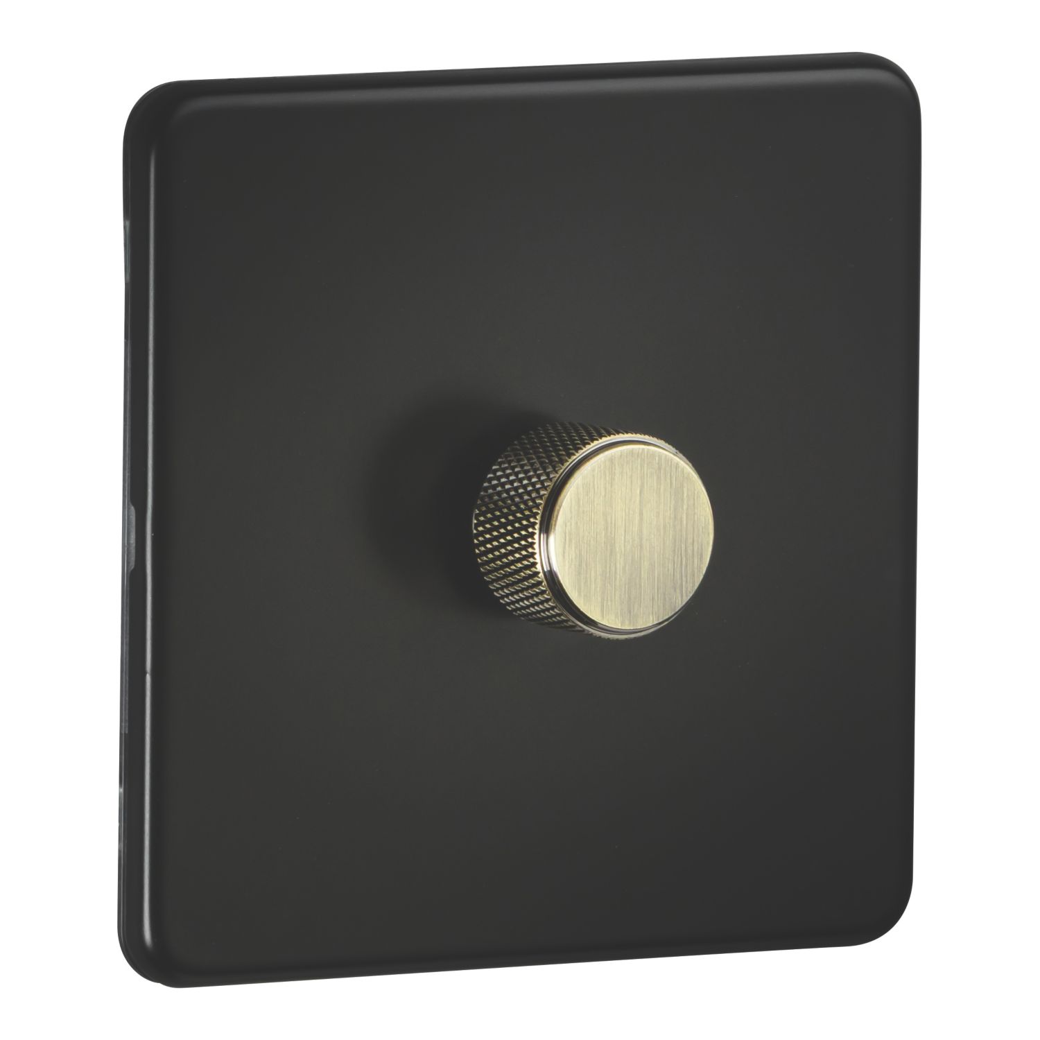 Knightsbridge SF2191MAB 1-Gang 2-Way LED Dimmer Matt Black (179AM)