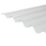 Radmat Building Materials  Corrugated PVC Roofing Sheets Clear 3000mm x 0.8mm x 950mm 5 Pack