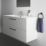Ideal Standard i.life A Wall-Hung Vanity Unit with Black Handles & Basin Matt White 1200mm x 440mm x 630mm