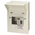 Wylex  4-Module 2-Way Part-Populated  RCD Incomer Consumer Unit