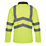 Regatta Pro Hi-Vis Long Sleeve Polo Shirt Yellow / Navy Large 43" Chest
