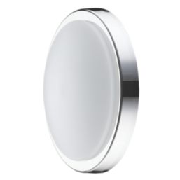 Luceco  Indoor Round LED Decorative Bulkhead White/Chrome 17W 1800lm