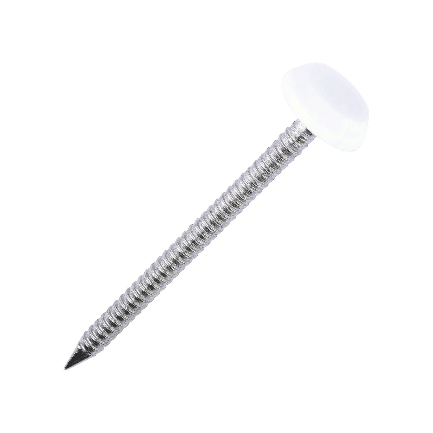 Timco Polymer-Headed Nails White Head A4 Stainless Steel Shank 3.2mm x 50mm 100 Pack (179KF)
