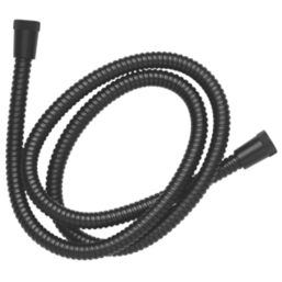Croydex Nero Shower Hose Matt Black 10mm x 1.75m