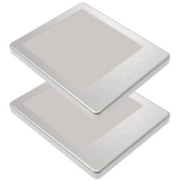 Sensio Horizon TrioTone Rectangular LED Under Cabinet Lights Steel 7.2W 250lm 2 Pack