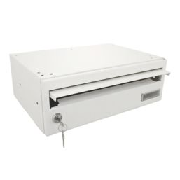 Burg-Wachter Wharfe Post Box White Powder-Coated