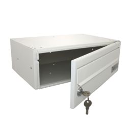 Burg-Wachter Wharfe Post Box White Powder-Coated